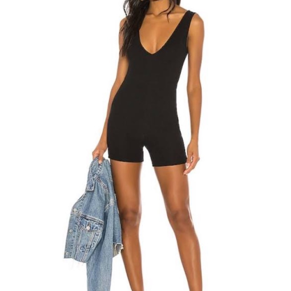 Lovers + Friends Black Short Jumpsuit - Picture 2 of 2